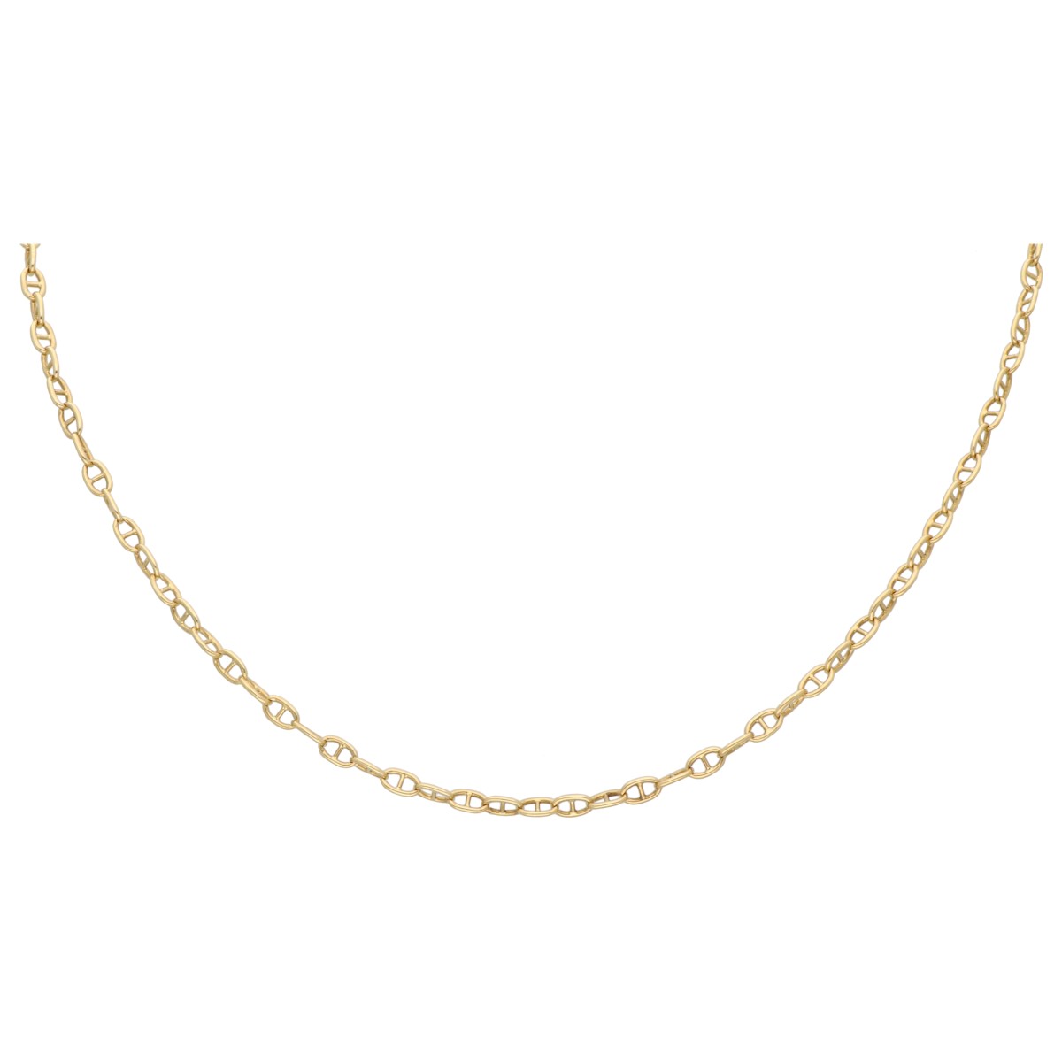 Goudwisselkantoor auction: 18K geelgouden gucci schakel collier