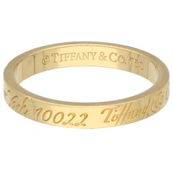 Tiffany & Co 18K geelgouden 'Fifth Avenue New York' ring