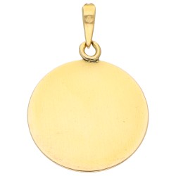 18K geelgouden Plus qu’hier, moins que demain hanger A. Augis