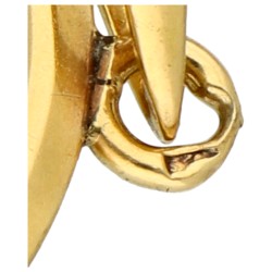 18K geelgouden Plus qu’hier, moins que demain hanger A. Augis