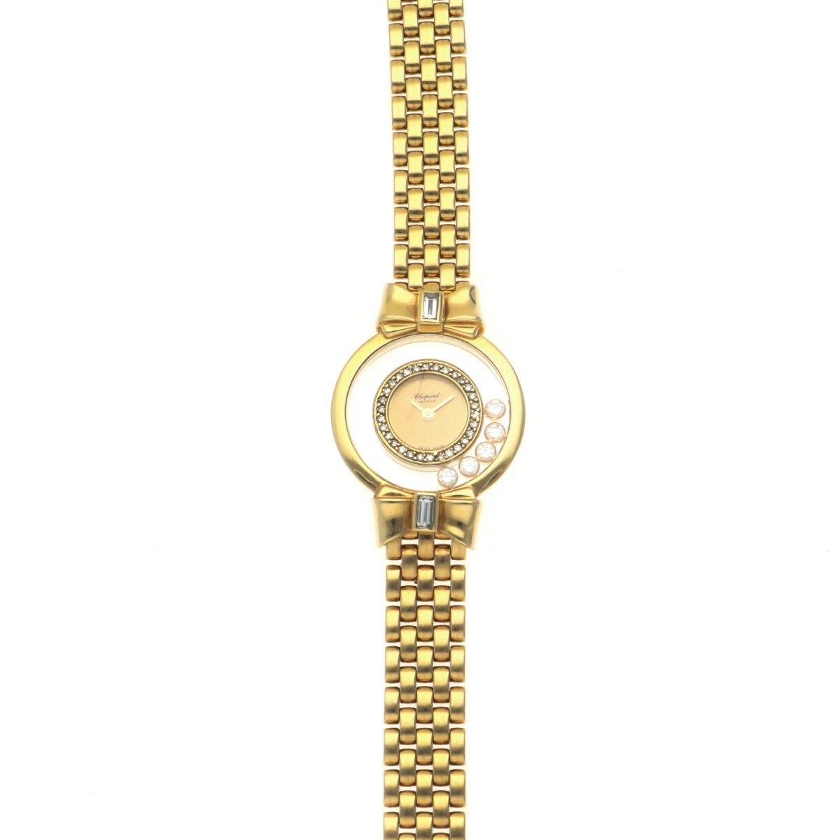 Goudwisselkantoor auction: No Reserve - Chopard Happy Diamonds Ribbon 18K. 4097 - Dames horloge - 2002