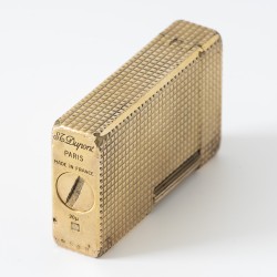 S.T. Dupont Ligne 1 'Diamond Head' aansteker verguld