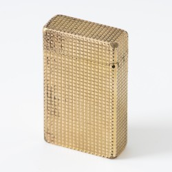 S.T. Dupont Ligne 1 'Diamond Head' aansteker verguld