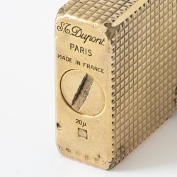 S.T. Dupont Ligne 1 'Diamond Head' aansteker verguld