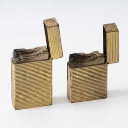 S.T. Dupont Ligne 1 (large/small) Horizontal lines aansteker (2) verguld