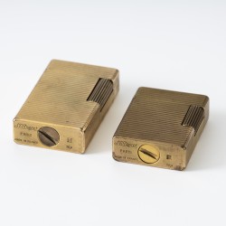 S.T. Dupont Ligne 1 (large/small) Horizontal lines aansteker (2) verguld