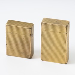 S.T. Dupont Ligne 1 (large/small) Horizontal lines aansteker (2) verguld