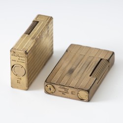 S.T. Dupont Ligne 1 & Ligne 2 aansteker (2) verguld