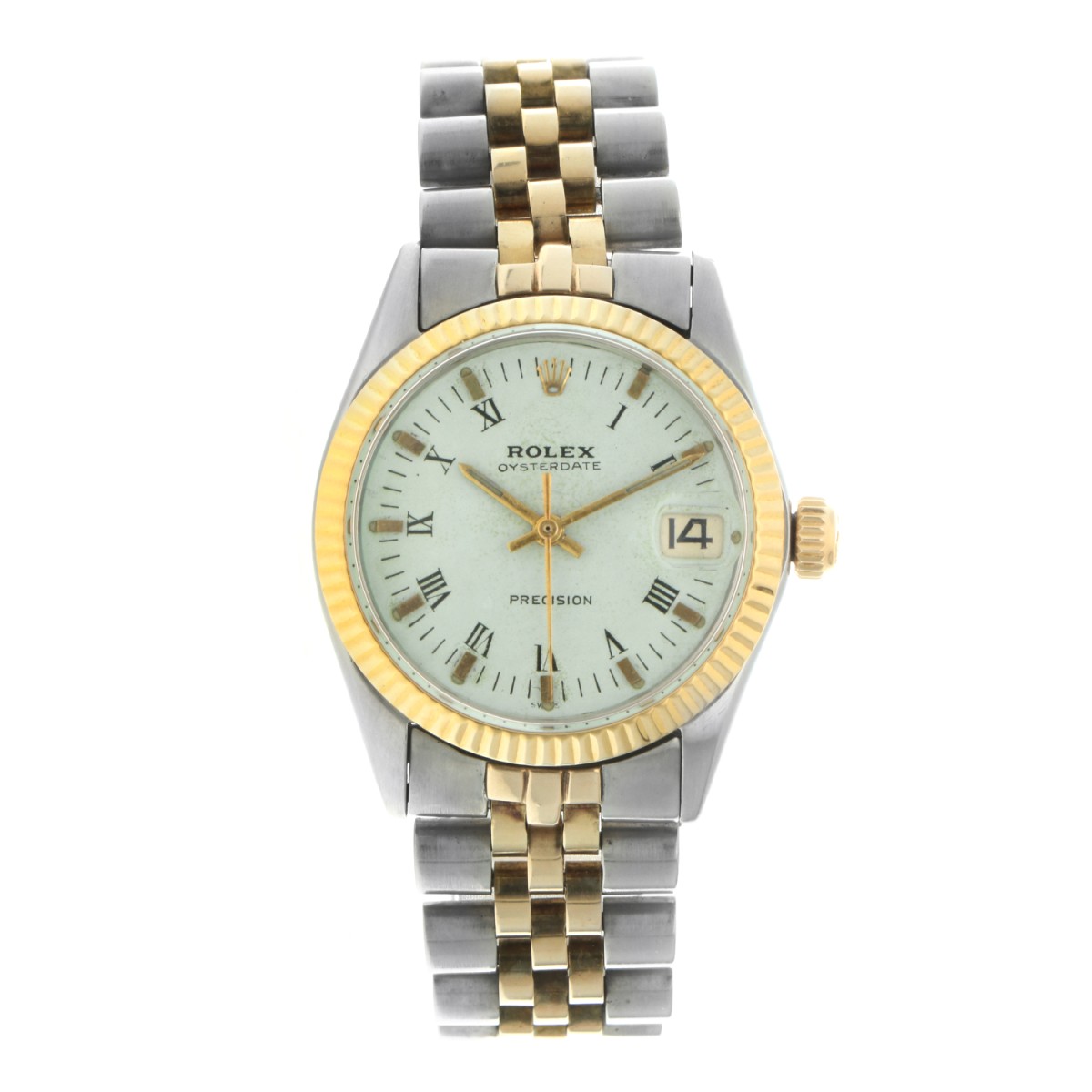 No Reserve - Rolex Oysterdate Precision 6466 - Dames horloge - ca. 1966
