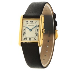 No Reserve - Cartier Tank Louis 18K. 81052 - Dames horloge - 1989