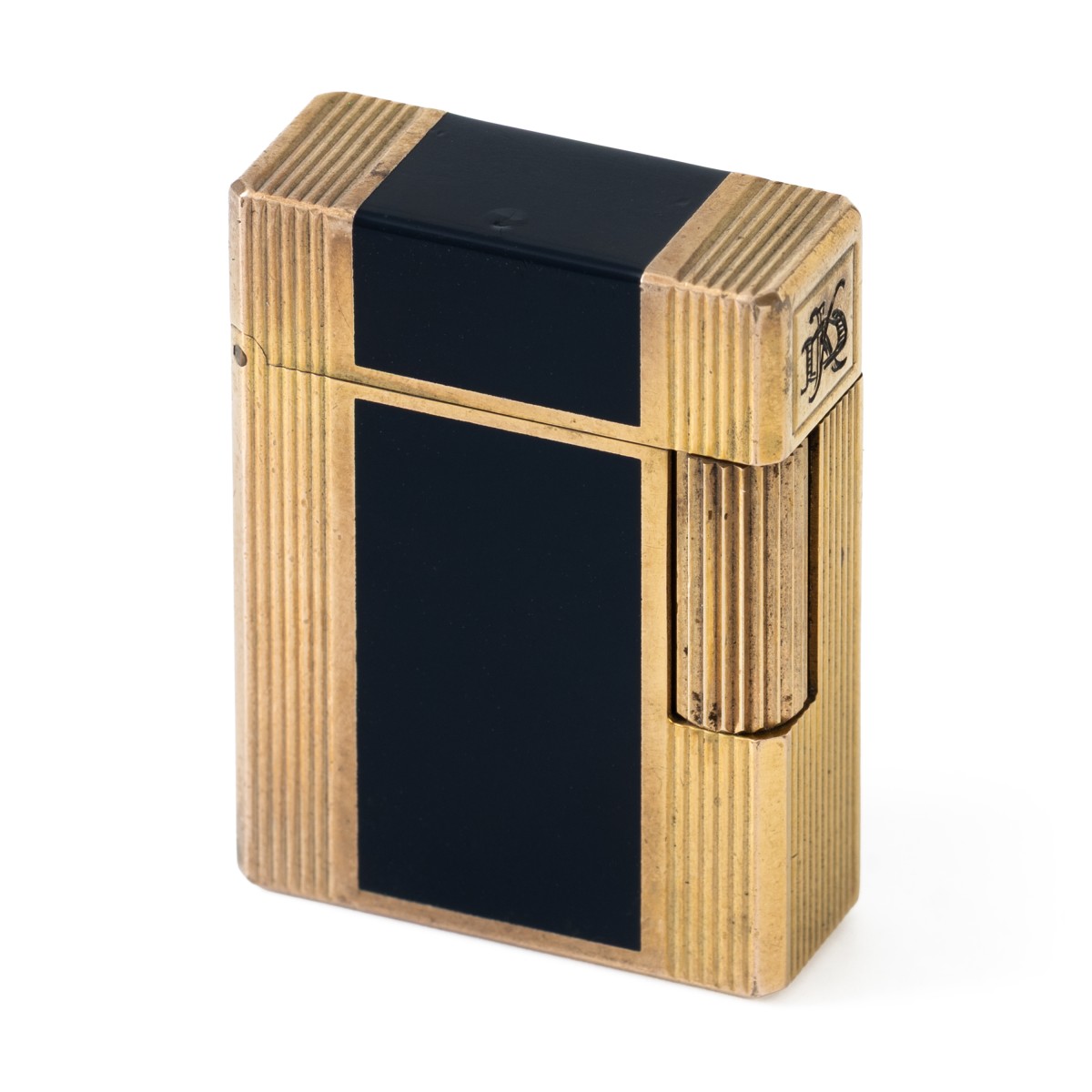 S.T. Dupont Ligne 1 small Black Lacquer aansteker verguld