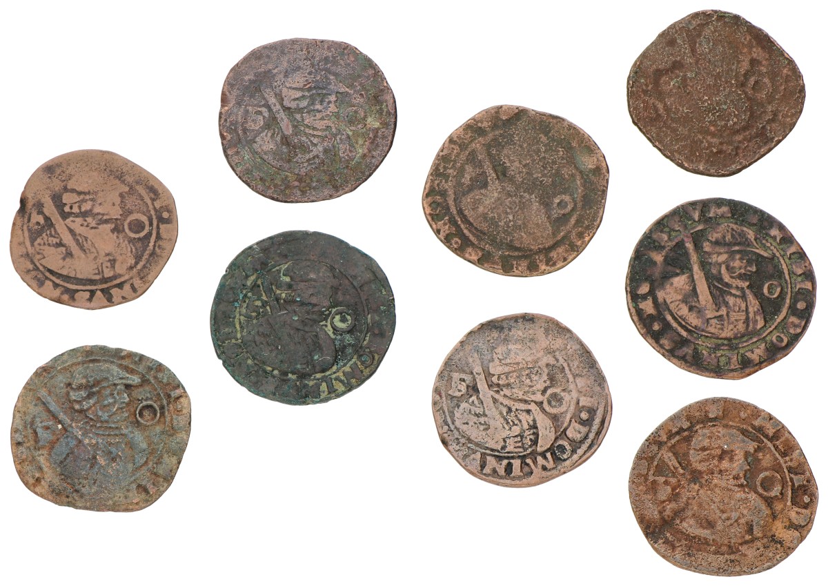 Goudwisselkantoor auction: Lot (9) 1 Oord. Friesland. 17th Century. Average F