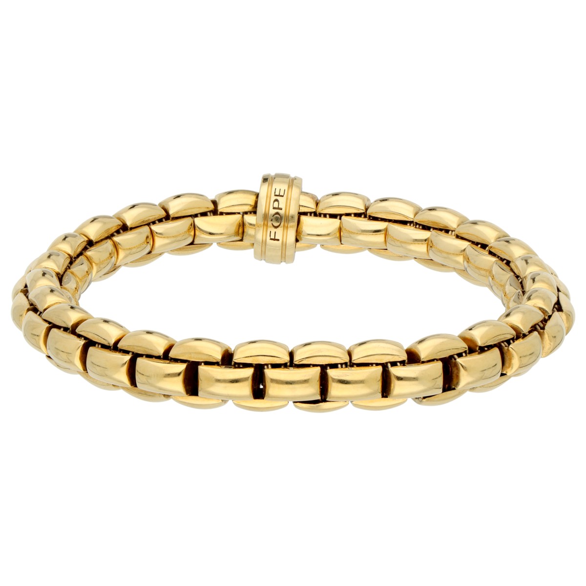 Goudwisselkantoor auction: FOPE 'Flex it' 18K geelgouden armband
